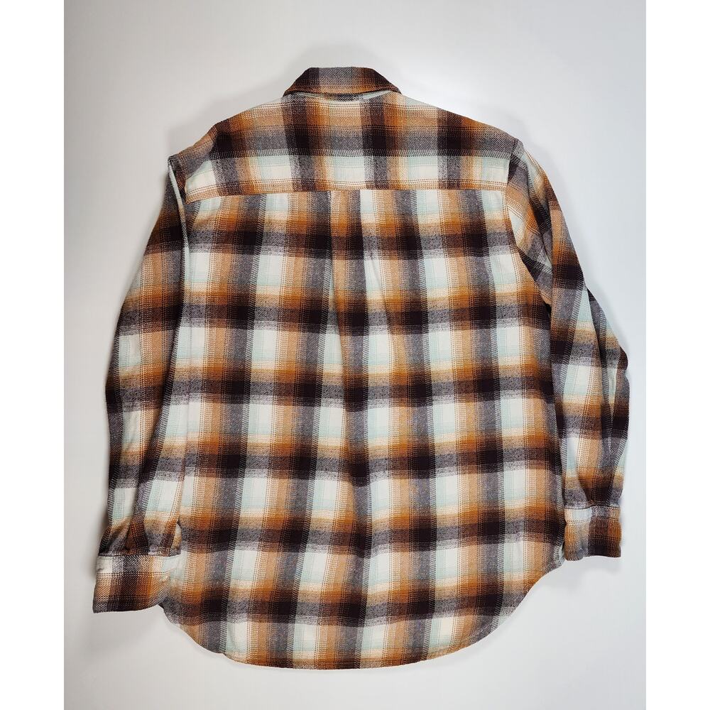 Madewell Plaid Flannel Y2K Button Front Casual Grunge Oversized Shirt S - Picture 9 of 9